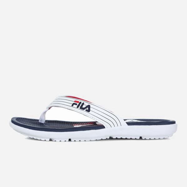 Sandálias Fila Homem Branco - Fila Slick Thong Outlet Portugal,MPSV-51738